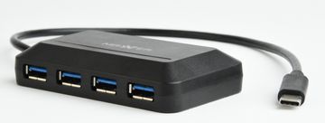 Gembird Gembird USB-C-4P-01 USB-C razdjelnik na 4x USB 3.1, aluminij