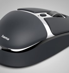 Hama Hama WM-800 računalniški miš, više uređaja, bežični, crna