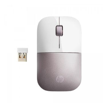slomart HP Z3700 bežični miš, optički, 1200 DPI, roza