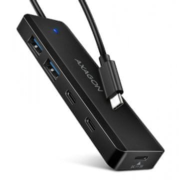 AXAGON AXAGON HUE-C2C USB-C hub 4-portni 5Gbps 2x USB-A, 2x USB-C