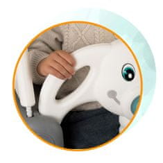 Northix Ricokids Elephant 3u1 ljuljačka s kantom, siva i bijela