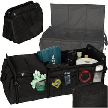 Northix Organizator za prtljažnik automobila s termo torbom, 37x76x32cm
