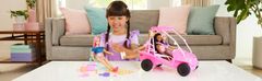 Barbie Barbie kolica za plažu s dodacima, za 4 lutke
