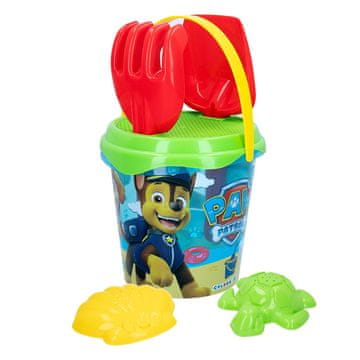 Paw Patrol Paw Patrol set igračaka za plažu, kanta od 18 cm, 6 dijelova