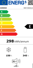 Gorenje NRK720EAXL4 kombinirani hladnjak