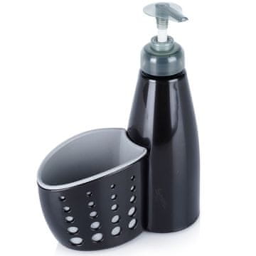 Northix Dozator deterdženta za posuđe s držačem spužve, 370 ml