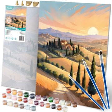 Northix Slikanje po brojevima 40x50 cm Massido Landscape