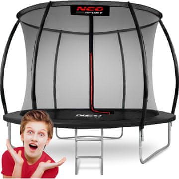 Northix Profilni trampolin za vrt 8ft/252cm s unutarnjom zaštitnom mrežom od Neo-Sporta