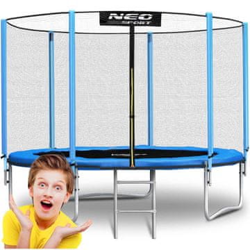 Northix Trampolin za vrt 8ft/252cm s vanjskom mrežom i ljestvama marke Neo-Sport