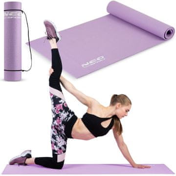 Northix Prostirka za trening Neo-Sport 173 x 61 cm - Ljubičasta (192102)