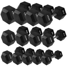 Northix Šesterokutna bučica 37,5 kg - izdržljiva, ergonomski dizajn