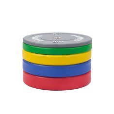 Northix Olimpijski kotur Bumper, 5 kg, sivi