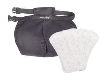 Amiplay | Tople gaćice - L (N5) Labrador 39-70 cm crne