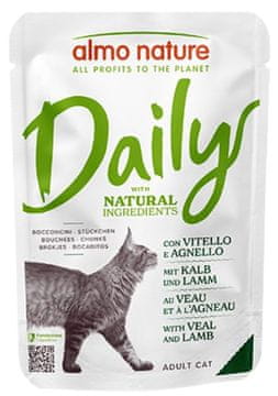 Almo Nature | Dnevno | 70 g vrećica - Teletina Janjetina 70 g
