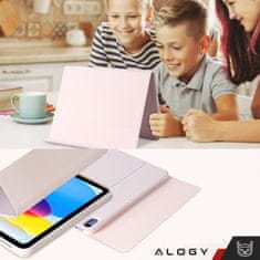 futrola s tipkovnicom i držačem za olovku za Apple iPad 11 2025 / iPad 10.9 2022 roza