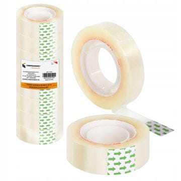 Vergionic Prozirna ljepljiva traka za ured i pakiranje 18 mm x 20 m, set od 8 kom.