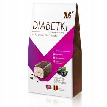 Čokolade s crnim ribizlom i jogurtom M2 Diabetki 100 g