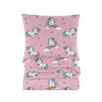 Pošelj 3d pamučna 140x200 little unicorn