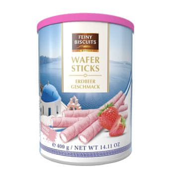 Gunz Feine biscuits vafeljski štapići s okusom jagode 400 g