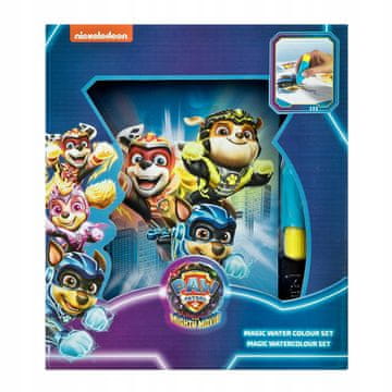 Undercover Knjiga za bojanje Paw Patrol Water s kreativnim setom za čarobne markere