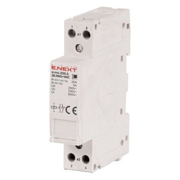 NEX p005020 Modularni kontaktor 2P 25A 1NO+1NC 230V AC