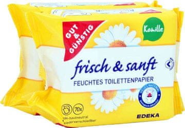 G&G vlažni toaletni papir s kamilicom, 2-pack