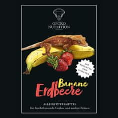 Gecko Nutrition Banana Strawberry - hrana za gekone: Crested gecko, Felsuma 50g
