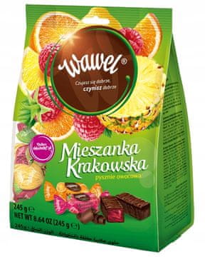 Wawel Wawel Mieszanka Krakowska žele bomboni u čokoladi 245 g