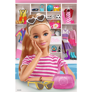 Trefl 16458 "100 - Upoznajte Barbie" / Mattell, Barbie