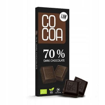 Cocoa+ Tamna čokolada 70% organski kakao 40 g