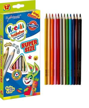 Trokutaste olovke s debelim grafitom Bambino 12K