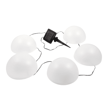 Solarna lampa, ugradbena, ukrasne hemisfere za vrt, LED 0,24 W RGB IP44 HEMI Eco-Light