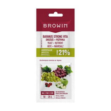 Browin Bayanus kvasac + univerzalno hranjivo sredstvo 21% - 17g