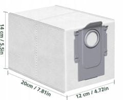 Vrećice i krpe za Roborock Q Revo / Q Revo Pro / S / Curv / Saros 10R - 8 kom.