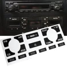 Naljepnice za popravak gumba za radio ploču Audi A4 B6 B7 A6 A2 A3