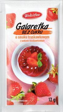 ŽELE OD JAGODA BEZ ŠEĆERA KETO Sok od jagode 13 g FIT