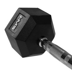 Northix Šesterokutna bučica 47,5 kg - Izdržljiva oprema za trening s utezima
