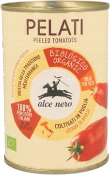 RAJČICE PELATI BEZ KOŽE ORGANSKI 400 g (KONZERVA) - CRNE