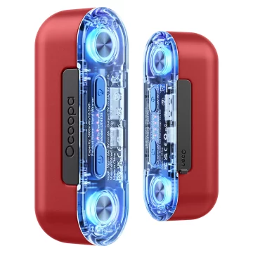 Ocoopa UT2s GamerPro, 2x 5000 mah, do 2*8h, powerbank 18 w, led, crveni