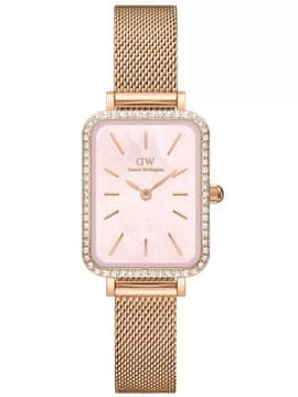 Daniel Wellington ŽENSKI SAT Quadro Lumine okvir Melrose Pink DW00100669 + KUTIJU (zw519j)