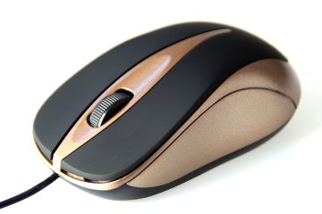 Media-Tech PLANO - Optički miš 800 cpi, 3 tipke + kotačić za pomicanje, USB sučelje, moka boja