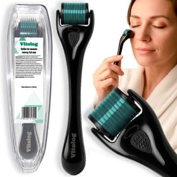 It BC Derma Roller mikroiglični mezoterapijski masažer za lice, bradu i tijelo 0,5 mm