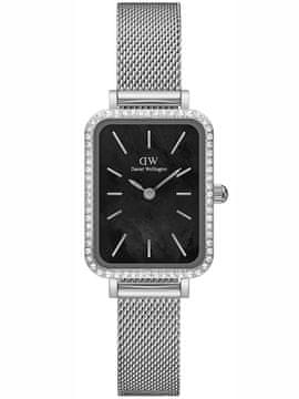 Daniel Wellington ŽENSKI SAT Quadro srebrne mreže DW00100667 + KUTIJU (zw519k)
