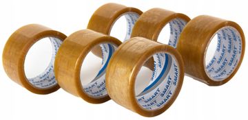 SMART prozirna traka za pakiranje od prirodne gume (SOLVENT) 48/132 godine - 6 kom.
