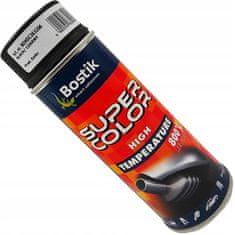 Bostik Lak u spreju otporan na toplinu za prigušivač peći crni 800°C 400ml