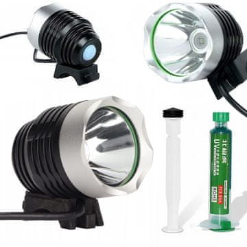 Rosfix Zelena soldermaska 10ml s klipom i lampa za otvrdnjavanje soldermaske