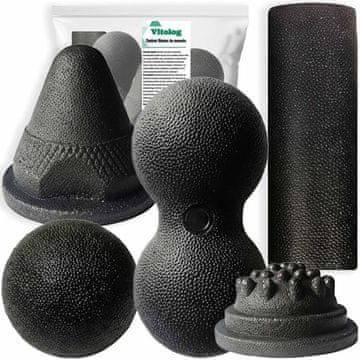 It BC Roller Ball DUOBALL valjak s konusom za tijelo, noge, leđa, EPP masažu
