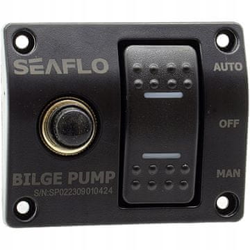 SEAFLO PREKIDAČ ZA UKLJUČIVANJE/ISKLJUČIVANJE AUTOMATSKE PREKIDAČICE KALJUŽNE PUMPE PLOČA 12 V 24 V