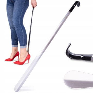 74 Bioactive Water Klasična žlica za cipele, duljina 72 cm, metalna, vrlo duga, jaka