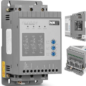 MSW Meki starter za nježno pokretanje motora 3 A 1,5 kW 400 / 100-240 V